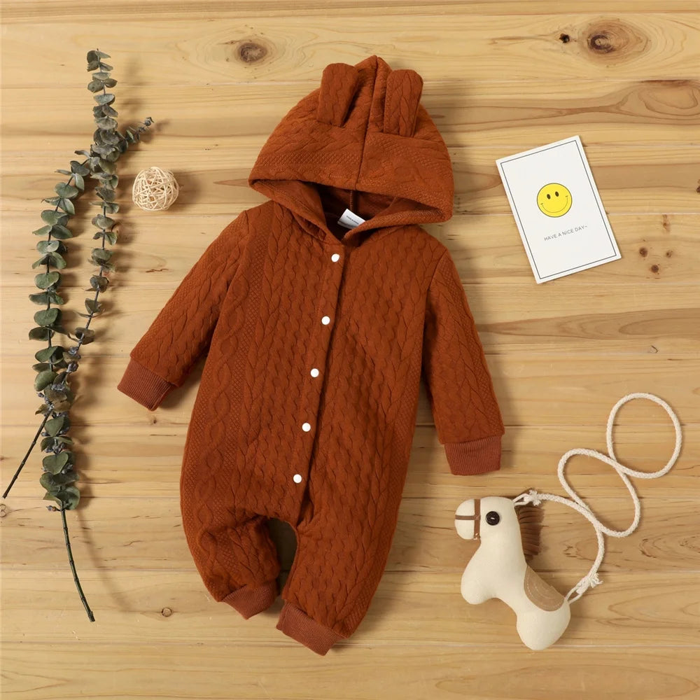 Safegrow CuddleSuit™ - Der flauschige Ganzkörperstrampler für kleine Kuschelbären