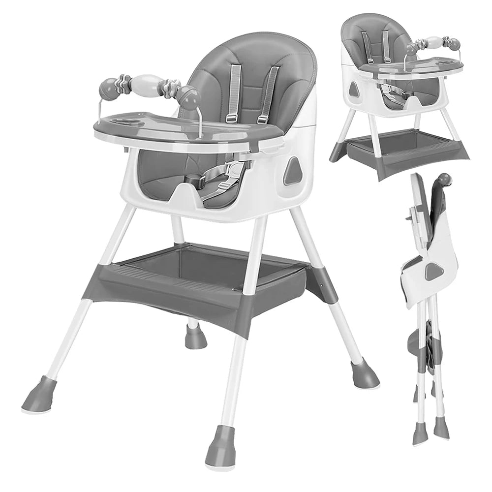 Safegrow GrowSeat™ - Der mitwachsende 3-in-1-Hochstuhl zum Essen, Spielen & Lernen