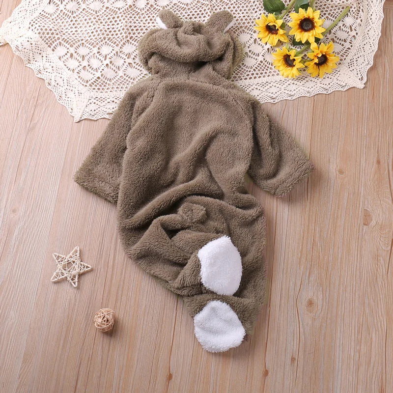 Safegrow CozyBear™ - Langarm-Overall im süßen Tierstil für kleine Abenteurer