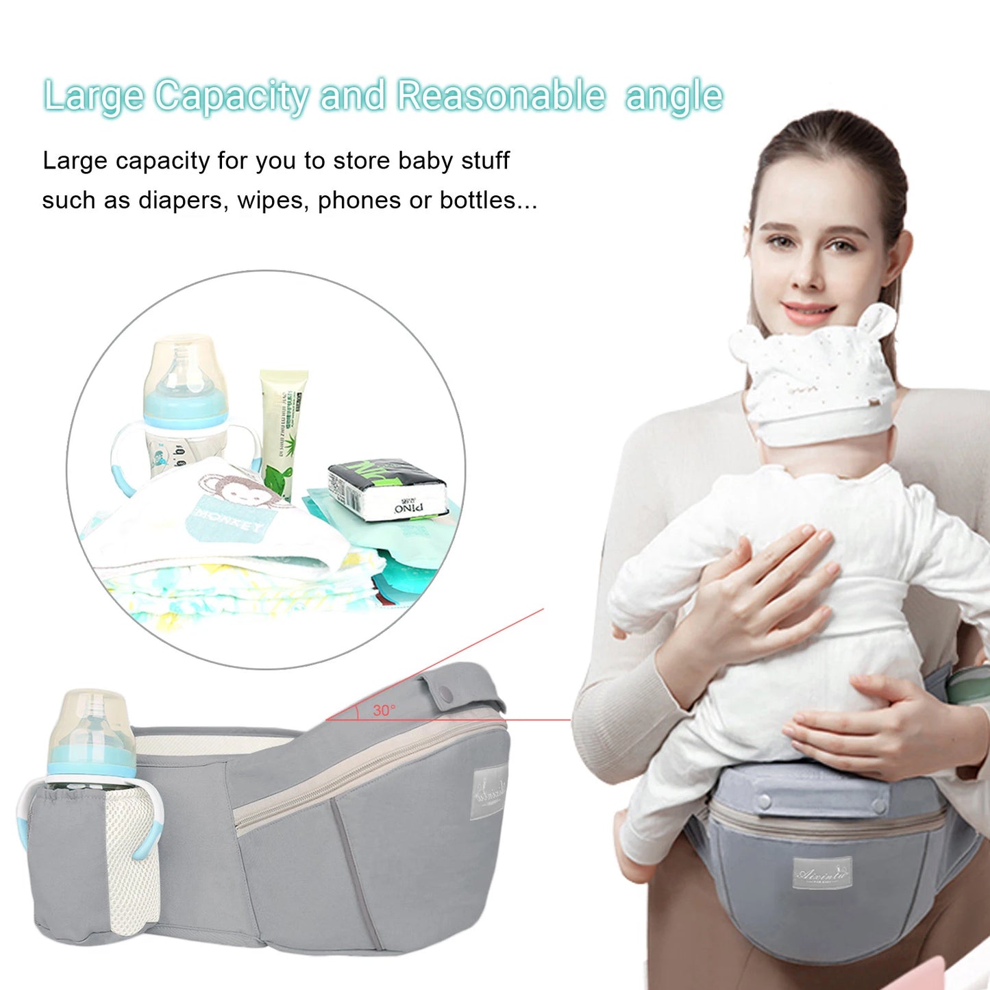 ErgoBaby 4-in-1 Trage – Komfort & Support von Neugeboren bis Kleinkind