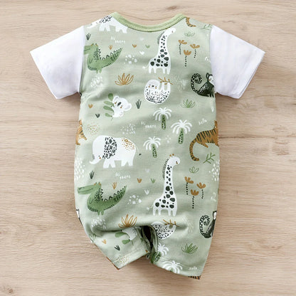 Safegrow Little Safari™ - Zweiteiliger Baby-Strampler mit Tiermotiven