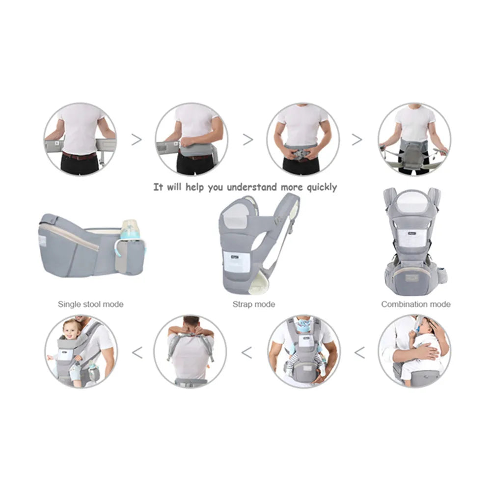 ErgoBaby 4-in-1 Trage – Komfort & Support von Neugeboren bis Kleinkind