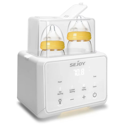 SEJOY 6-in-1 Flaschenwärmer – Muttermilch, Babynahrung & Wassererwärmer