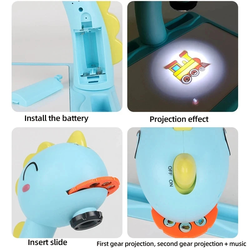 Safegrow DreamBoard™ - Der kreative LED-Projektor-Tisch für Kinder
