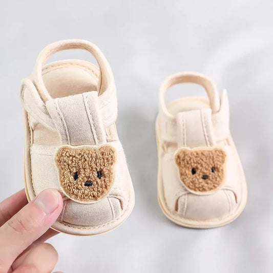 Safegrow TinyPaws™ - Erstlaufschuhe mit süßem Bärendesign & weicher Sohle