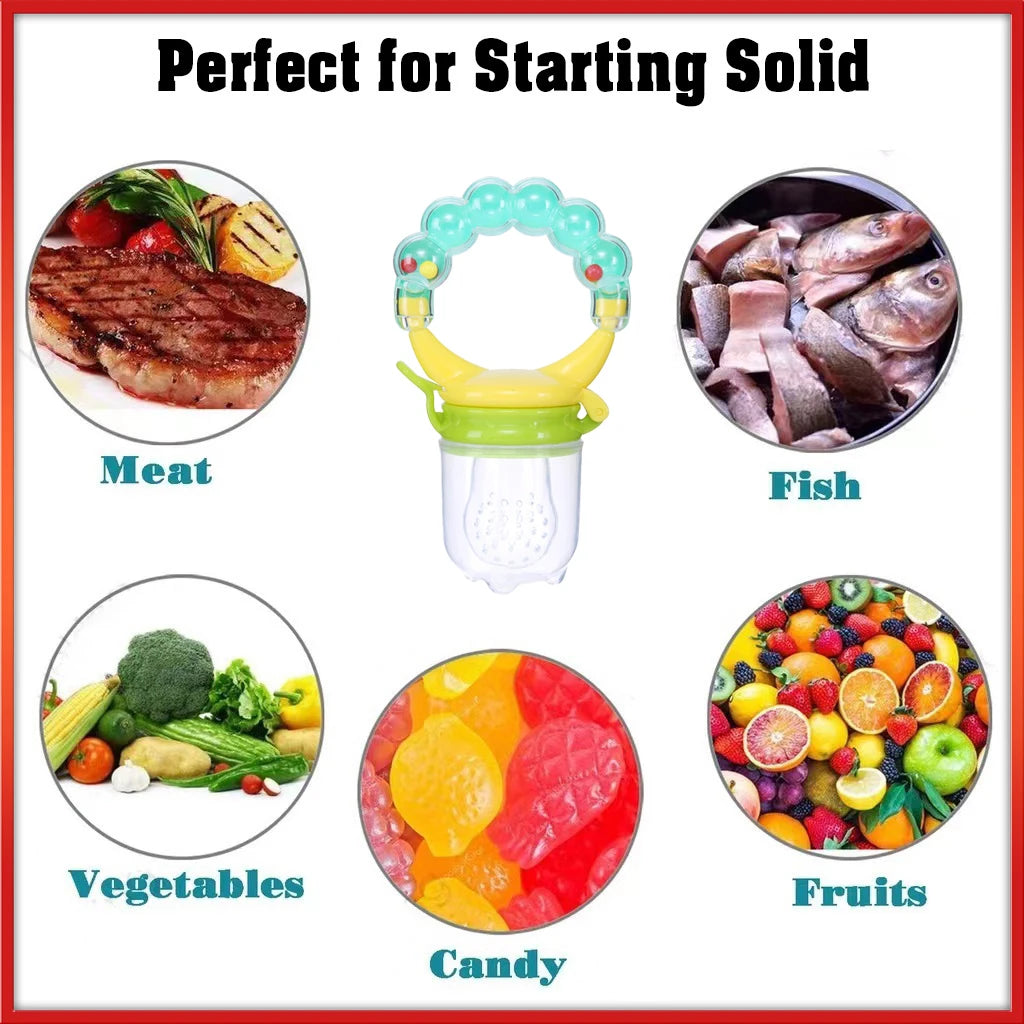 Safegrow FruitFeeder™ - Silikon-Snackhelfer zum sicheren Essen & Zahnen