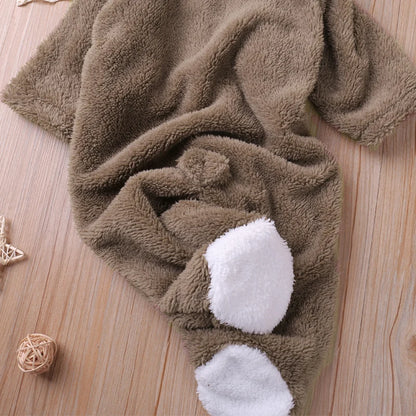 Safegrow CozyBear™ - Langarm-Overall im süßen Tierstil für kleine Abenteurer