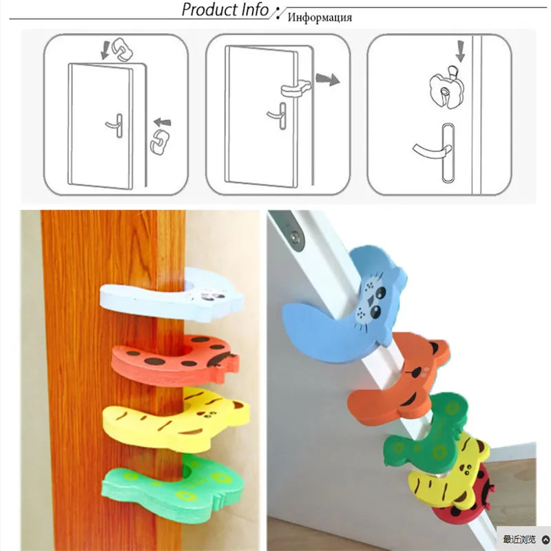 Safegrow FingerSafe™ - Tür-Stopp- und Klemmschutz-Set für kleine Finger