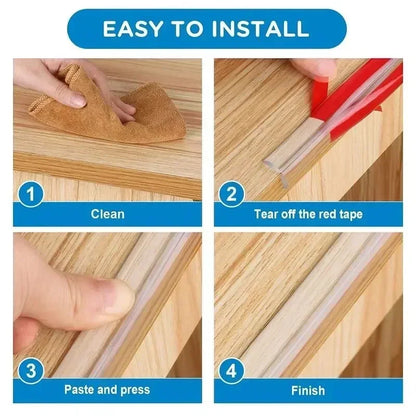 Safegrow EdgeGuard™ - Transparenter Stoßschutz für Tische & Möbel