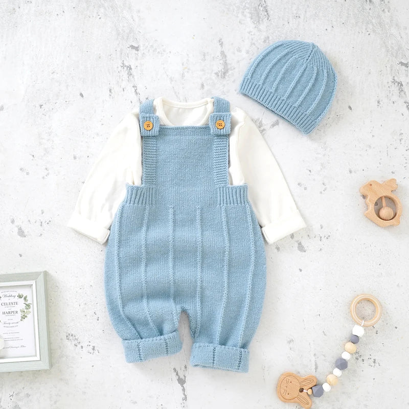 Safegrow CozyLoops™- Neugeborenen-Outfit aus atmungsaktivem Strick