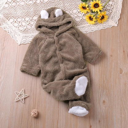 Safegrow CozyBear™ - Langarm-Overall im süßen Tierstil für kleine Abenteurer