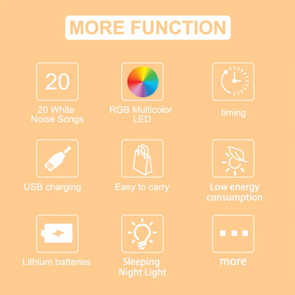 Safegrow DreamWhisper™ - White Noise Maschine für sanftes Einschlafen & Durchschlafen