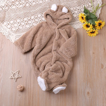 Safegrow CozyBear™ - Langarm-Overall im süßen Tierstil für kleine Abenteurer
