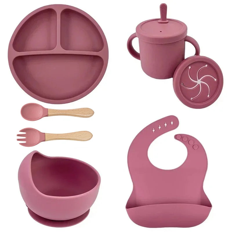 Safegrow MiniDiner Set™ - Kindergeschirr für kleine Feinschmecker – bruchsicher & weich