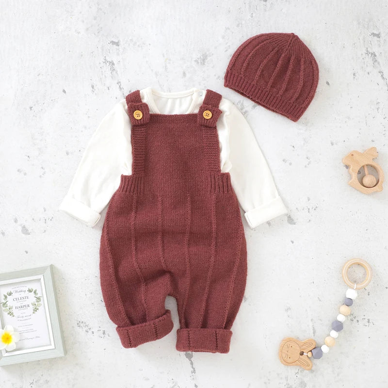 Safegrow CozyLoops™- Neugeborenen-Outfit aus atmungsaktivem Strick